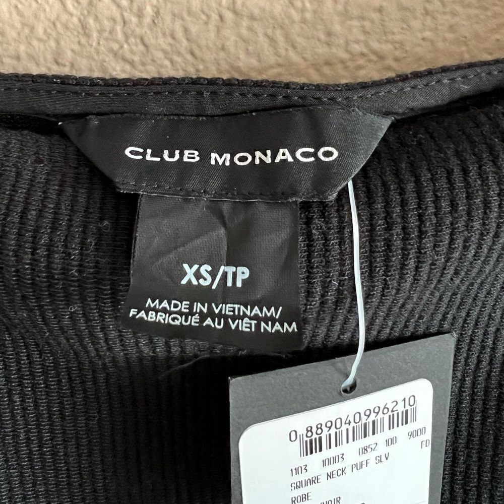 NWT Club Monaco Square Neck Puff Sleeve Dress - Picture 7 of 11